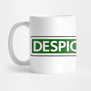 Despicable Dr Street Sign Mug